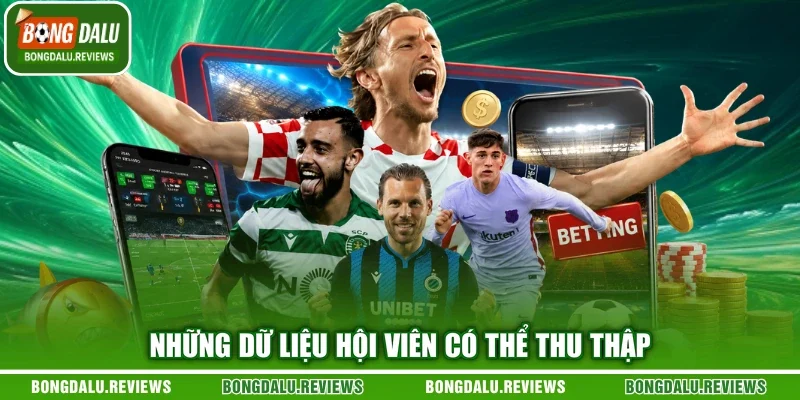 Những dữ liệu hội viên có thể thu thập